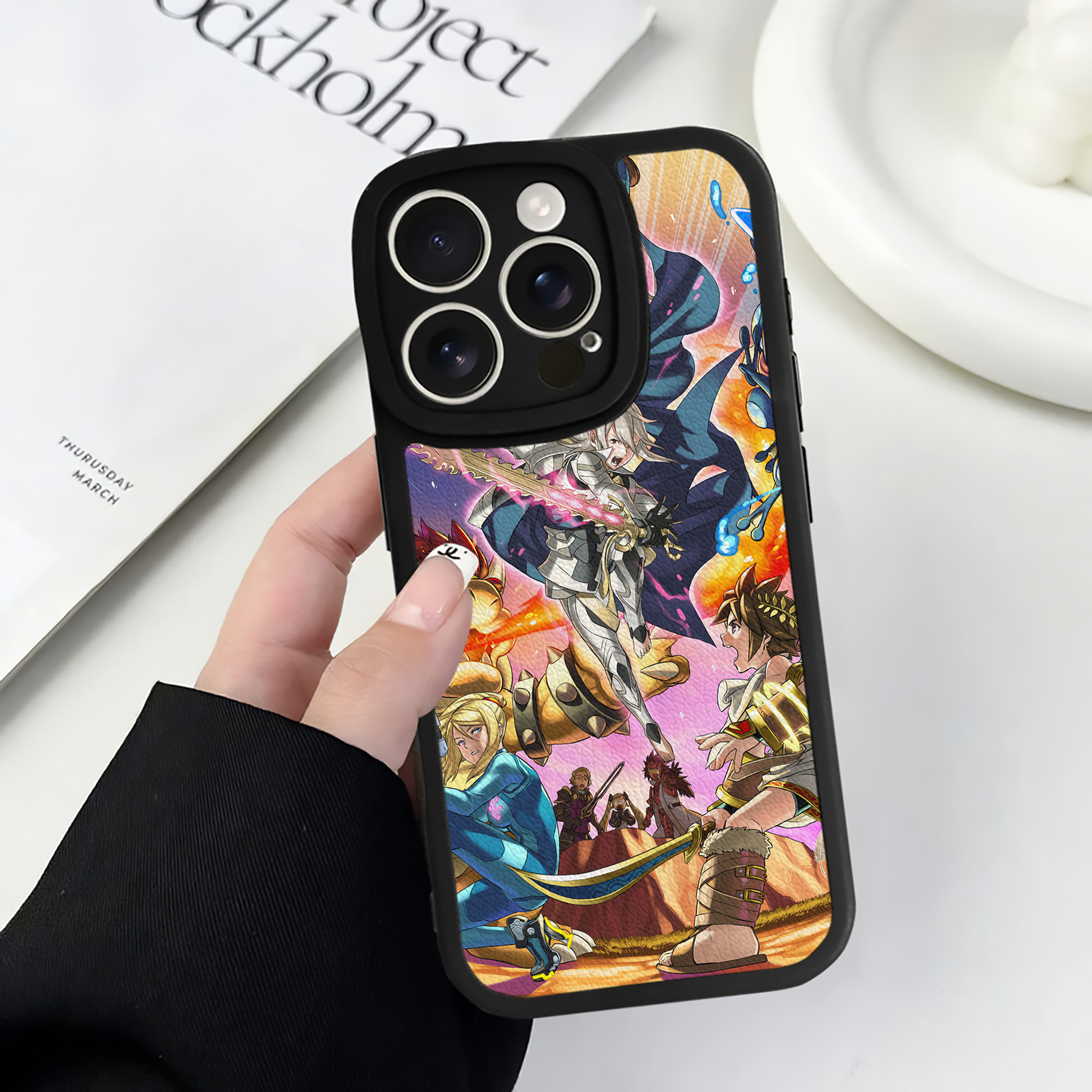 （画像用） ポケットモンスター Pokémon 【iPhone 16シリーズ対応】シリコンスマホケース（レザー調） 材質：シリコン
